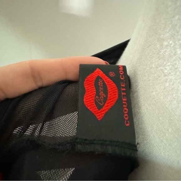 Coquette goth glam dark fairy lingerie slip - Picture 4 of 6